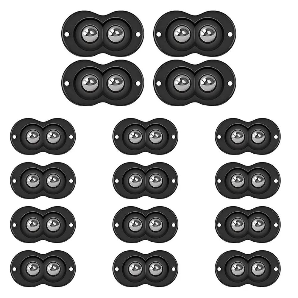 Double Bead Wheels Furniture Rollers Furniture Moving Increased Load Capacity Smooth And Quiet 360 Degree Rotation