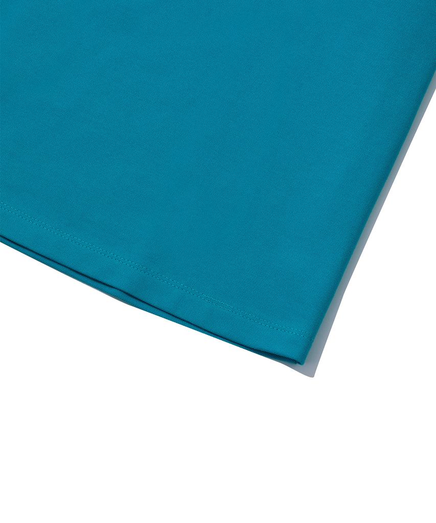 Vintril New York Polo Oversized Long Dress (Teal)
