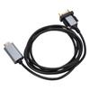 HD Multimedia Interface To VGA Cable 6.56FT Male To Male Unidirectional Cord for Computer Desktop Laptop PC Monitor