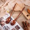 Japanese Korean Wooden Spoon - Rice, Soup & Coffee Stirring with Long Handle
