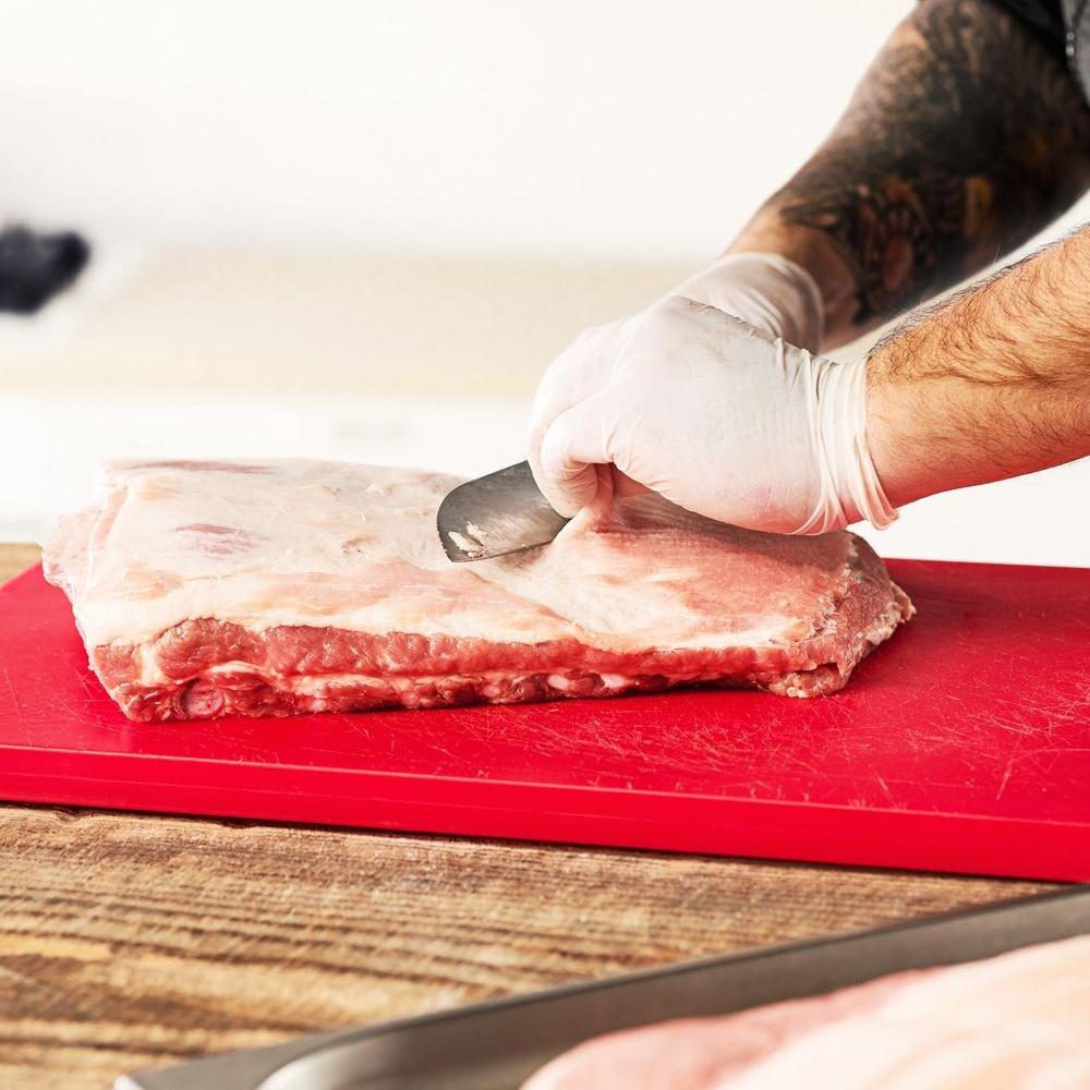 Steel Santoku knife MOTION 31 cm