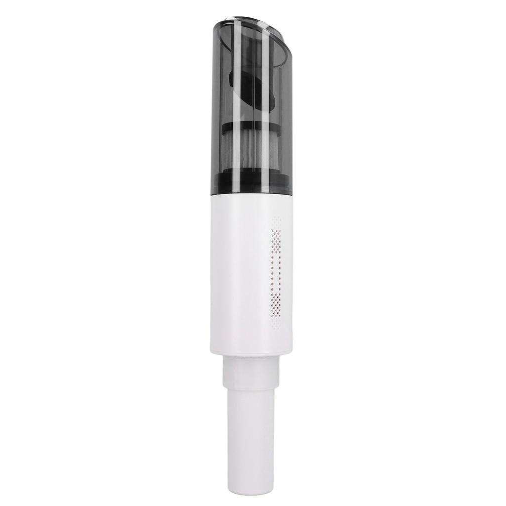 Mini Staubsauger Akku Handstaubsauger Tragbar Wiederaufladbar Hohe Leistung für Zuhause Auto Tastatur Weiß