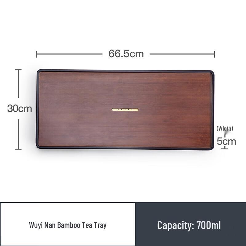 Nanshan Large Kung Fu Bamboo Drainage Tea Tray