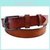Classic Women Leather Waist Belt Made Of Real Cowhide With Polished Finish For Daily Use And Formal Wear