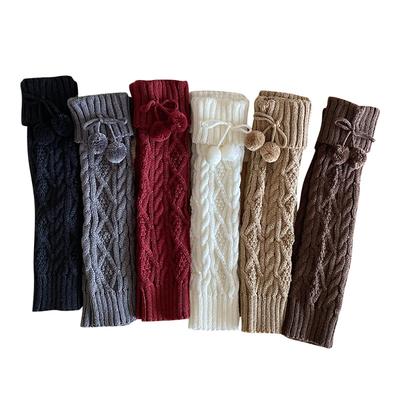 Girls Socks Spring Fall Korean Flipped Calf Sleeve Children Warm Autumn Winter Piled Socks Twisted Sock Sleeve