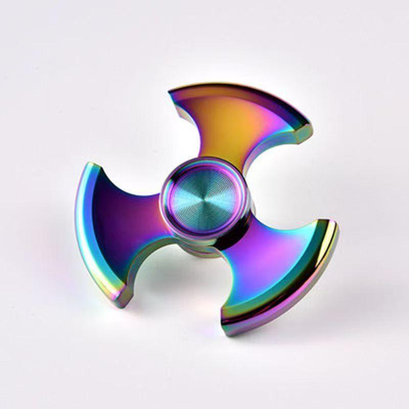 Stainless Steel Fidget Spinner ADHD Anxiety Stress Reliever Toys EDC Cool Gadgets Adults & Kids High Quality Exquisite Gifts