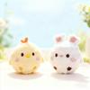 Original Small Dog Spiky Ball Toy: Squeaky, Chewy, Cute Animal Shape Plush for Teething.