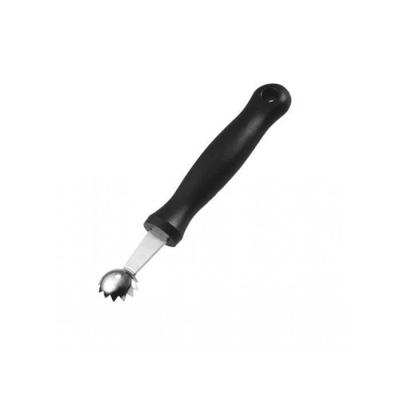 Tomato Huller - Stainless Steel - 15 Cm - 2 In 1 - Color Black - 5-year Warranty