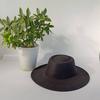 Women's Suede Wide-brimmed Fedora Hat, Western Cowboy Style, Paired with a Shell-decorated Jazz Hat, Equestrian Party Hat.