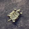 Vintage Brass Crocodile Turtle Ornaments Home Turtle Keychain Pendants Tea Pet Ornaments Turtle Handicraft Ornaments Wholesale