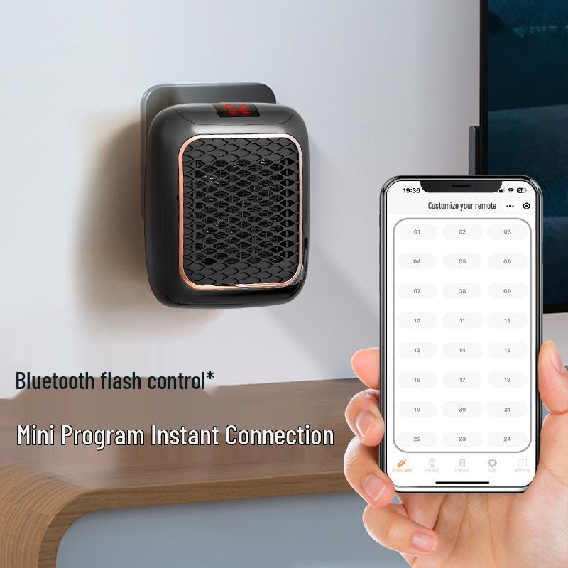 Compact Desktop Electric Fan Heater - Quick Heating, Energy Efficient