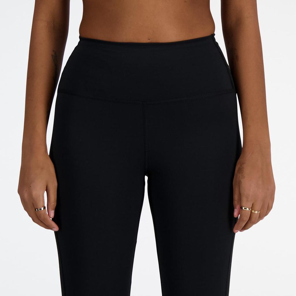 NB Sleek High Rise Leggings 27 inches Tights Sports Running Gym Training Yoga BK [New Balance] (WP41237) Women's (Black) S