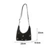 Trendy Butterfly Shoulder Bag Lightweight Soft Hobo Adjustable Strap Daily Travel Shopping Crossbody Purse for Women