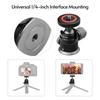 Andoer Aluminum Alloy Tripod Ball Head Mount Panoramic 360 Degrees  Swivel 180 Degrees  Flip with Scaled Base