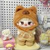 1 Set Strap Pants 20cm Cotton Doll Clothes Capybara Hat Plush Doll Clothes  Doll Accessories