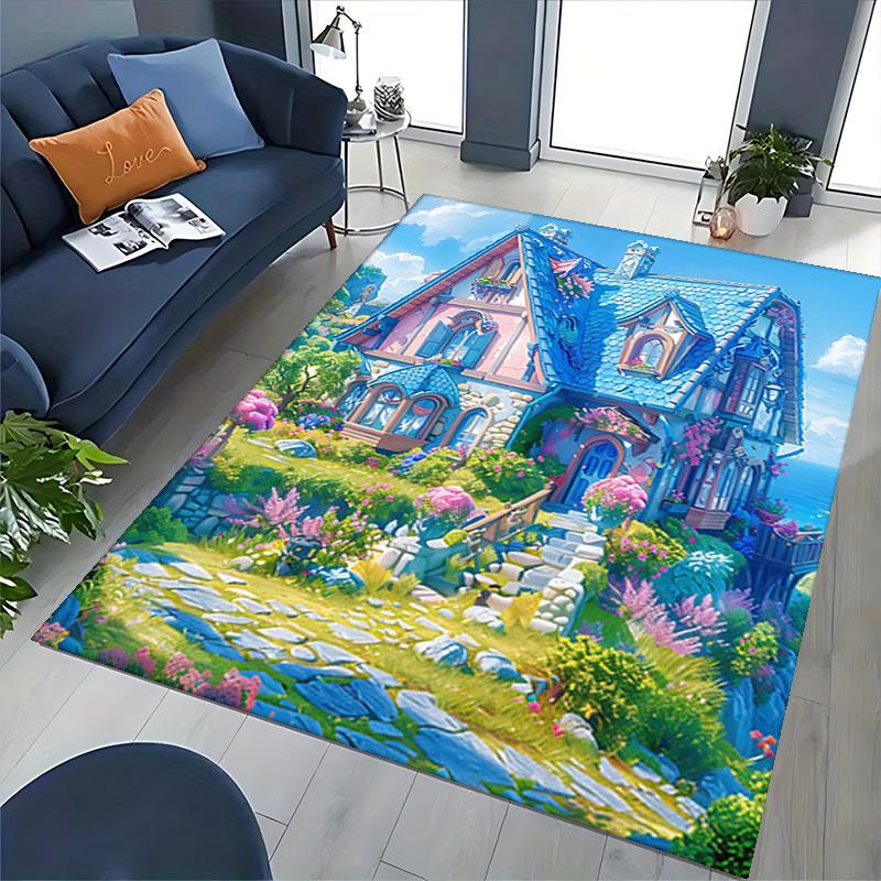 1pc Anime Cartoon Design Office Chair Mat - Festival Gift for Home Decor, Suitable for All Seasons.A073