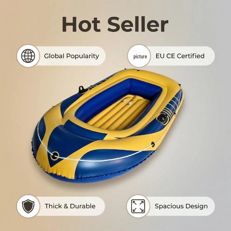 Durable Outdoor Inflatable Kayak: Fishing Boat with Thickened Wear-Resistant PVC