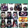 Practical And Easy To Clean Demon Slayer Kimetsu No Yaiba Backpack For School And Travel