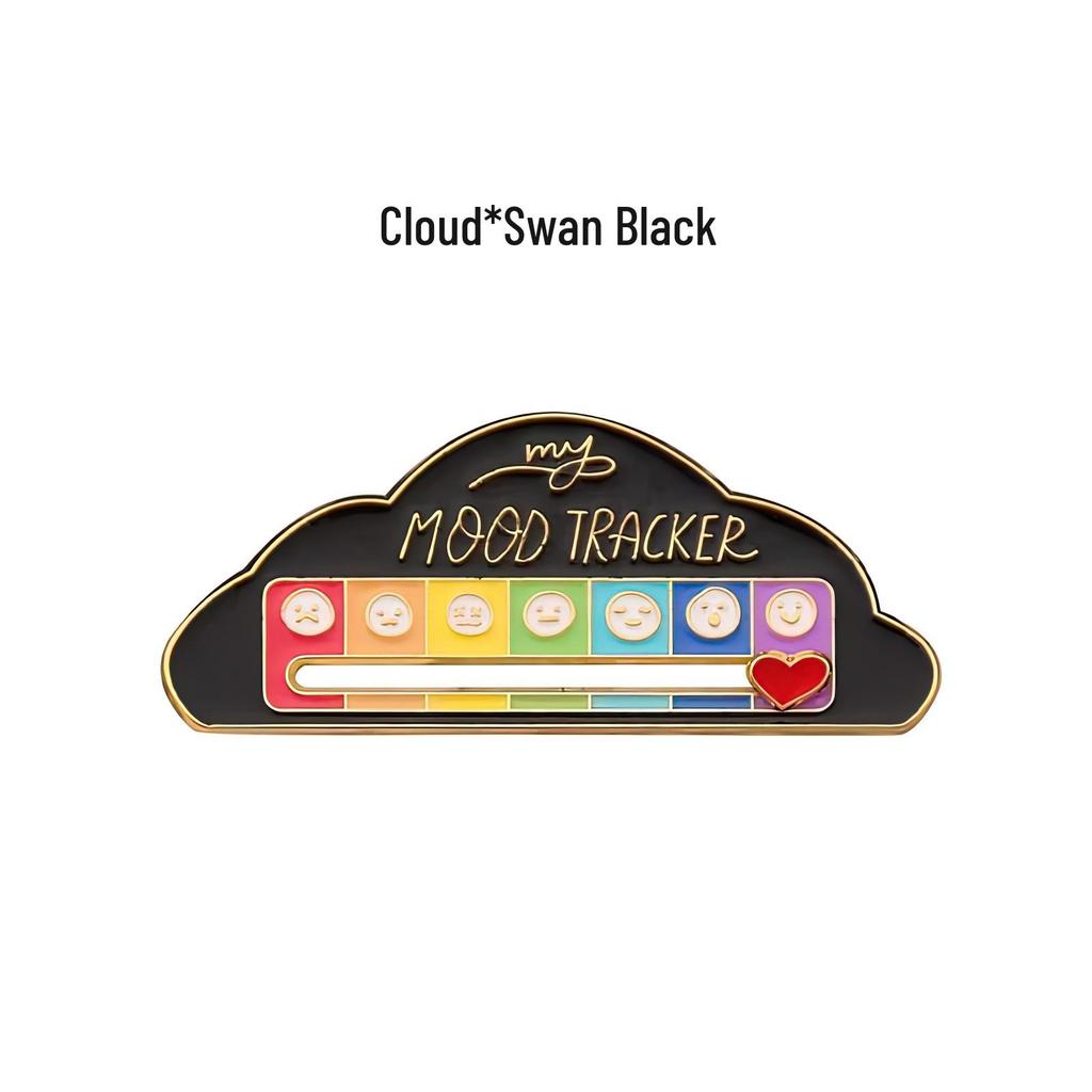 Design Creativity: Slidable 'My Social Battery' Brooch - Cute Mood-Changing Student Badge