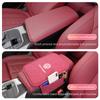 Für Volkswagen VW Universelle Auto-Armlehnenabdeckung Leder Auto-Armlehnenbox-Polster Scirocco Jetta Käfer Golf 4 5 6 Passat Polo B5