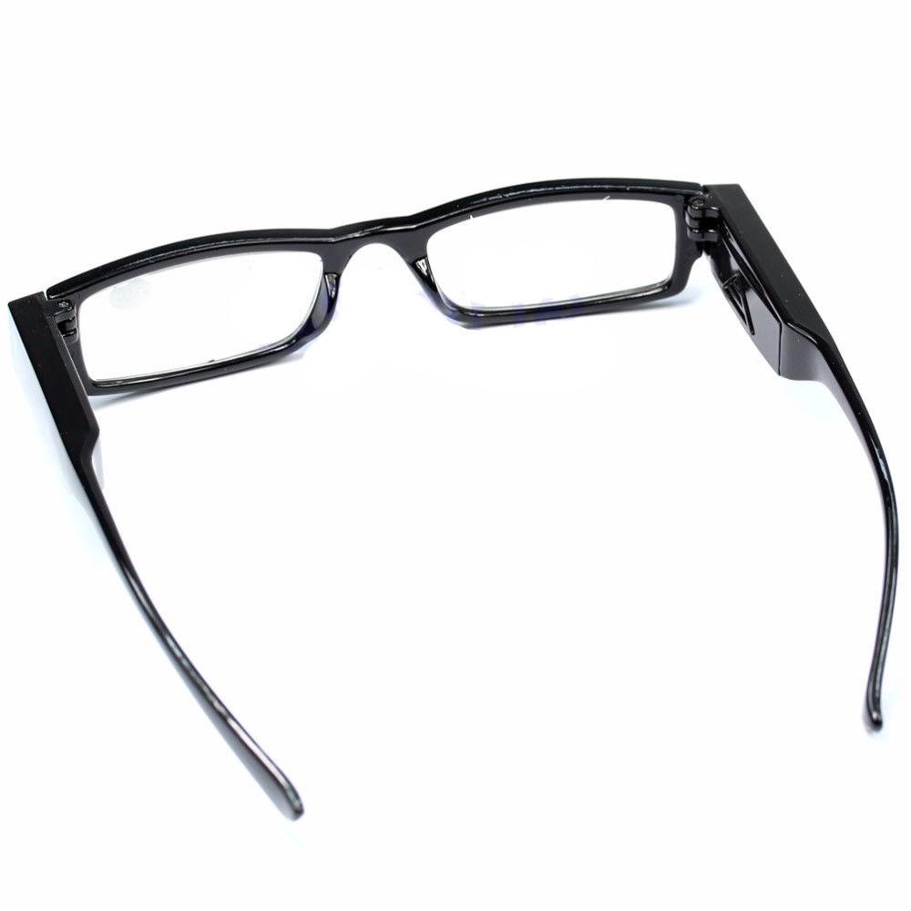 Buy LED Reading Glasses with Light, Nighttime Reader Compact Full Frame