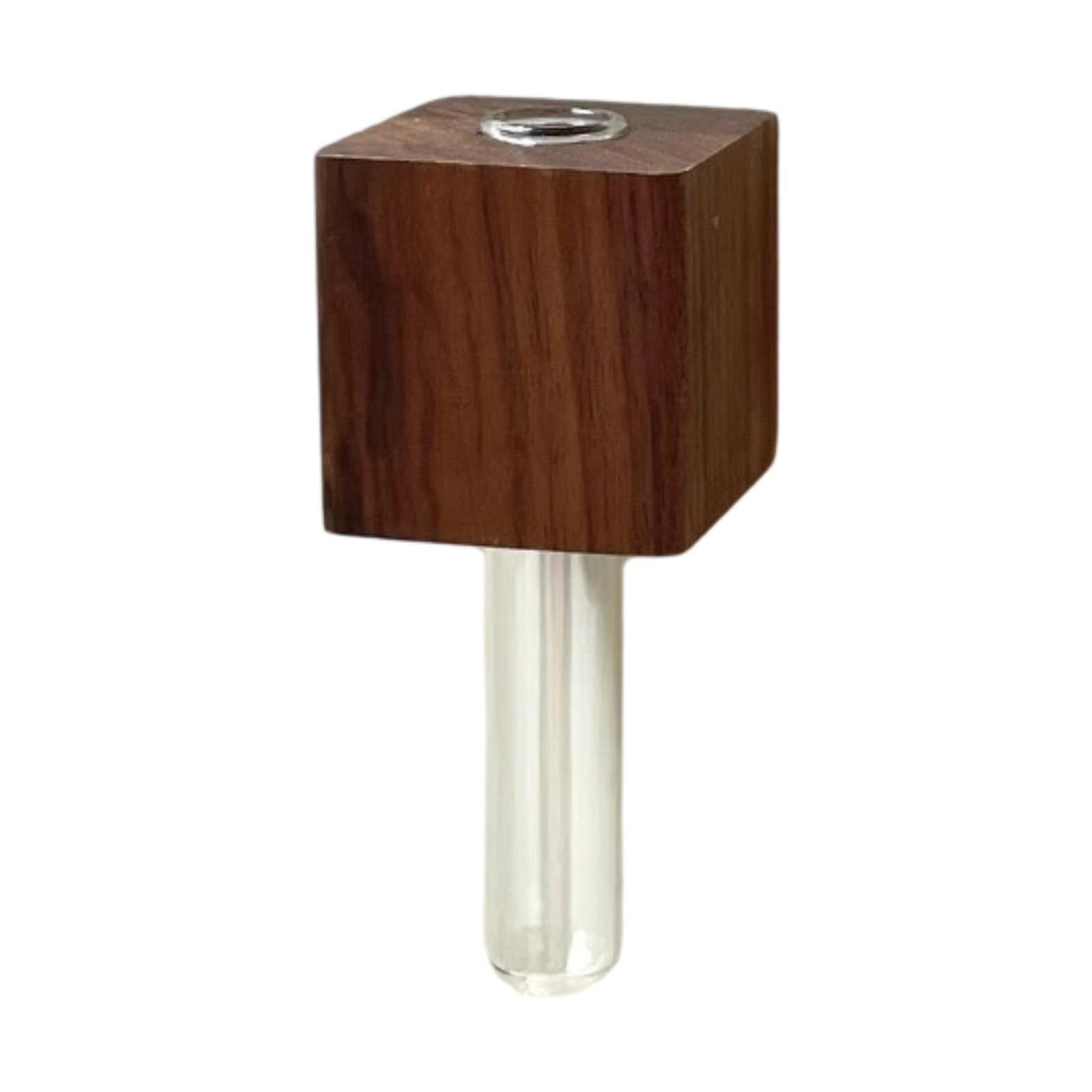 

Mini Vase Fridge Magnets Flower Arrangement Modern Refrigerator Magnets Test Tube Vase for Refrigerator Home Cabinet Decor темно-коричневого
