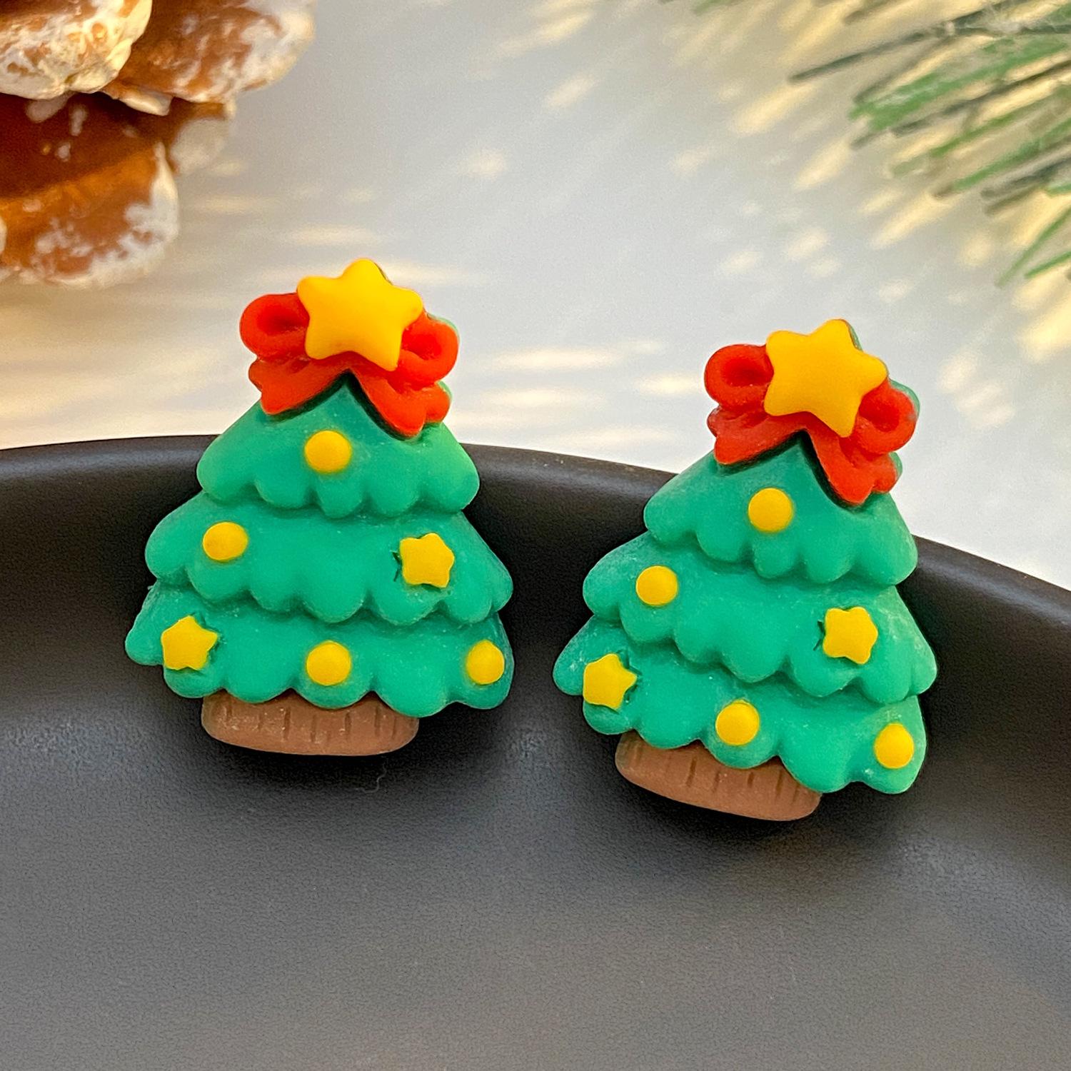 

Набор европейских и американских рождественских серег-гвоздиков: Дед Мороз, Олень, Рождественская елка, Колокольчик, Перчатки и Сапоги для женщин