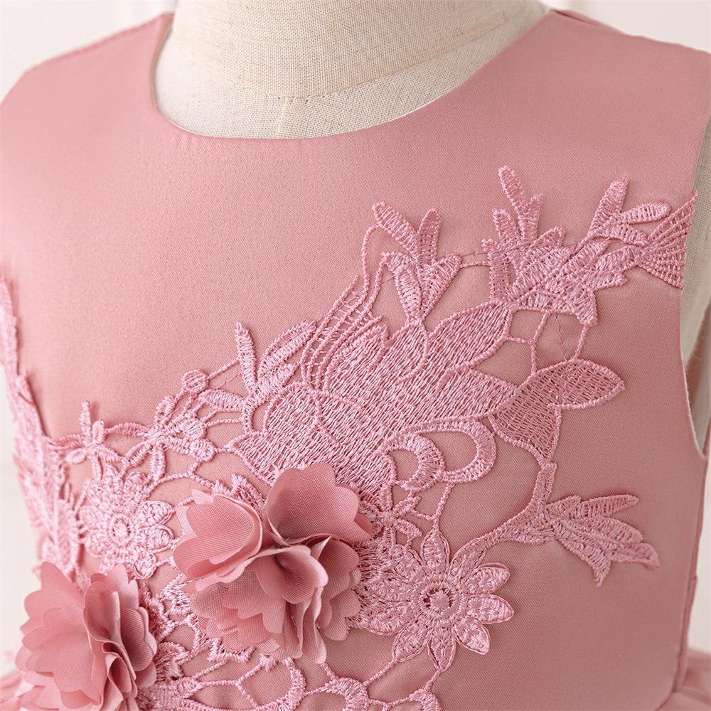 Christmas Gift Dresses Flower Girls Baptism Dress Toddler Baptism 1st Birthday Dress Baby Girl Clothes Princess Wedding Party Kids Costume