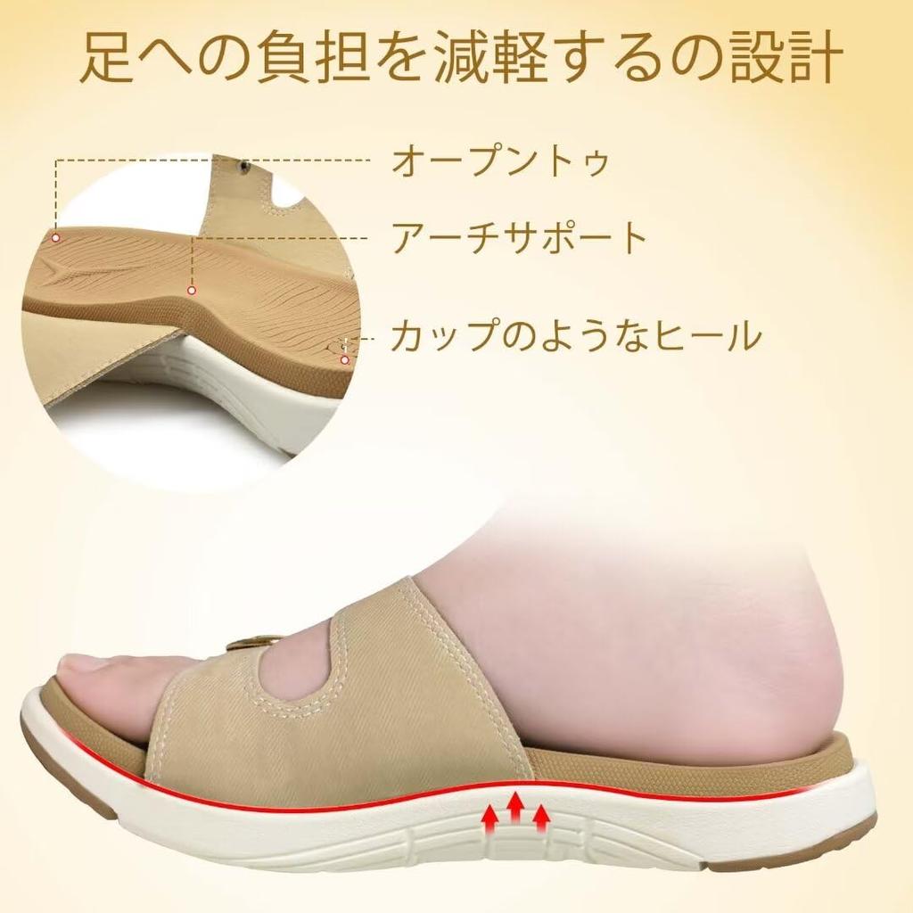 Sandale de damă COFACE US11, Elegante, Confortabile, Cu amortizare, Ușoare, Bej,