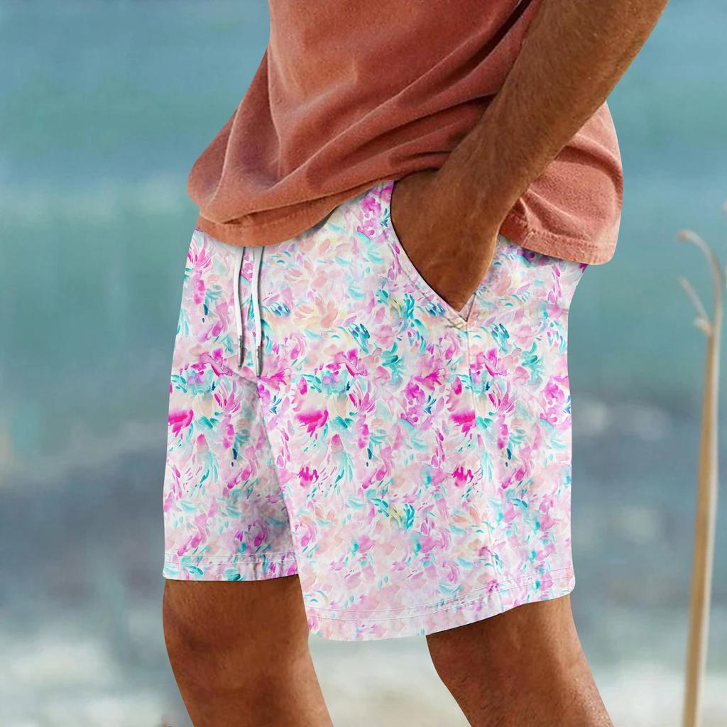 Pánské sportovní bavlněné plátno Ležérní volné šortky Ležérní Kapesní Jogging šortky Kalhoty