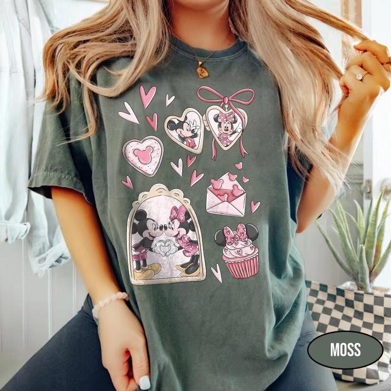 2026 Summer Valentine Graphic Tshirt Unisex Unisex Fashion Cotton Quality Casual Loose Short Sleeve Classic Unisex