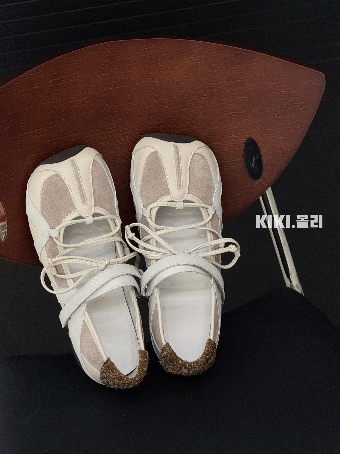 

Marco Dream Maker - Мэри Джейн на липучке в бунтарском балетном стиле, уличная мода, универсальная повседневная обувь 35 бежевый