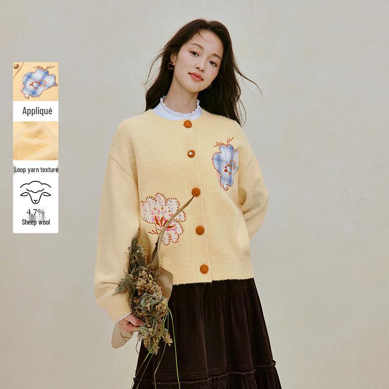 INMAN Women s Soft Knit Cardigan Sweater M