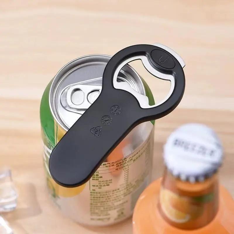 Beer Bottle Opener Magnetic Bottle Opener Refrigerator Sticker Creative Bottle Opener Portable Wine Opener 6
