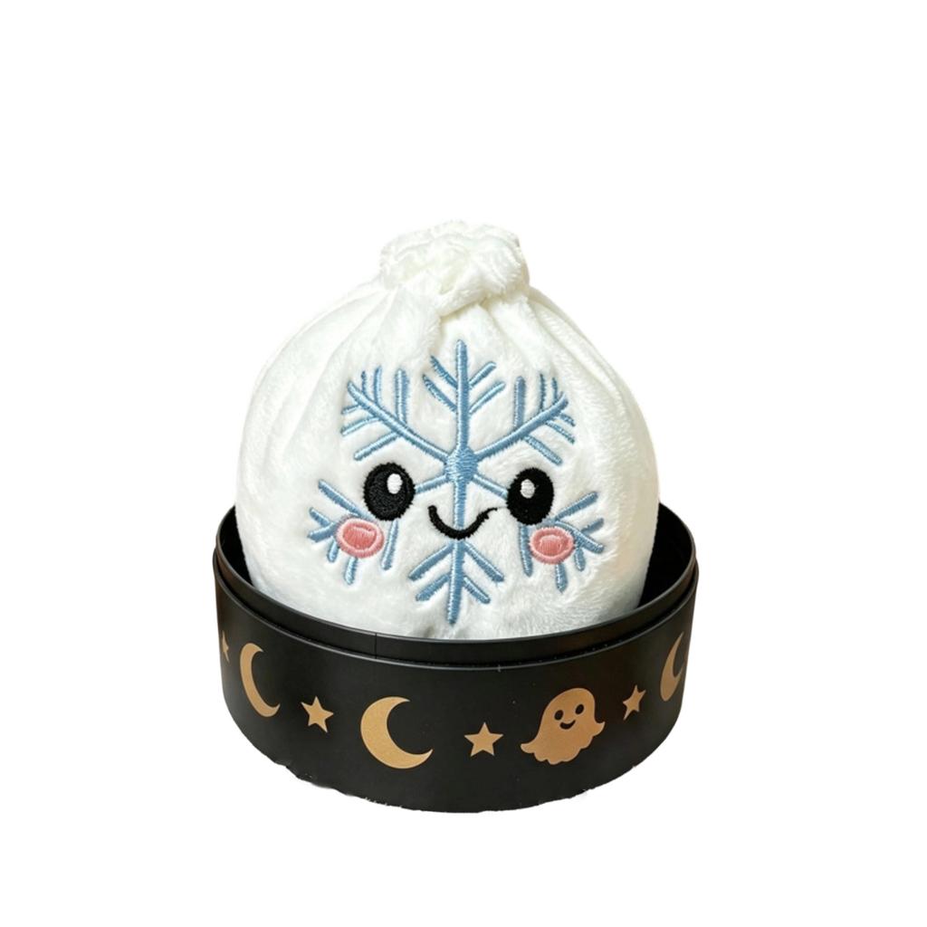 Christmas Plush Stress Toy Gift Set with Steamer Basket - Soft Toys for Adults and Kids