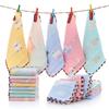 Square Shaped Six Layer Small Towel Feeding Burp Cloths Children's Absorbent Handkerchief