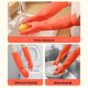 Thickened Velvet Lined Latex Gloves (2 Pairs)
