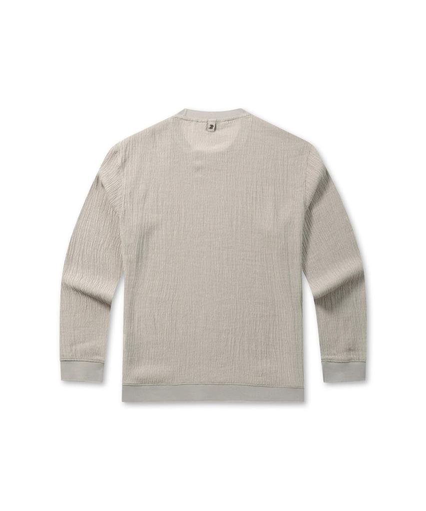 BRENTWOOD [Very Comfortable] Crease Round Neck Sweatshirt Brtas26351Bex