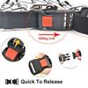 Adjustable Dog Prong Collar with Quick Release Buckle Safe Effective Training Pet Collar for Small To Large Dogs