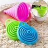 3pcs Silicone Funnels Are Foldable Small and Large Foldable Kitchen Funnels Are Used for Transferring Liquids from Water Bottles