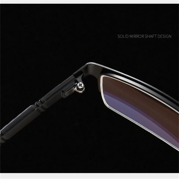 Anti Blue Light Reading Glasses Men Retro Metal Frame Square Students Myopia Glasses Frame Men Hyperopia 0~+4.0 / Myopia -1.0~-6.0