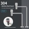 Stainless Steel Water Filter Tap Drinking Water Faucet Single Cold Kitchen Faucet Universal Water Purifiers Tap