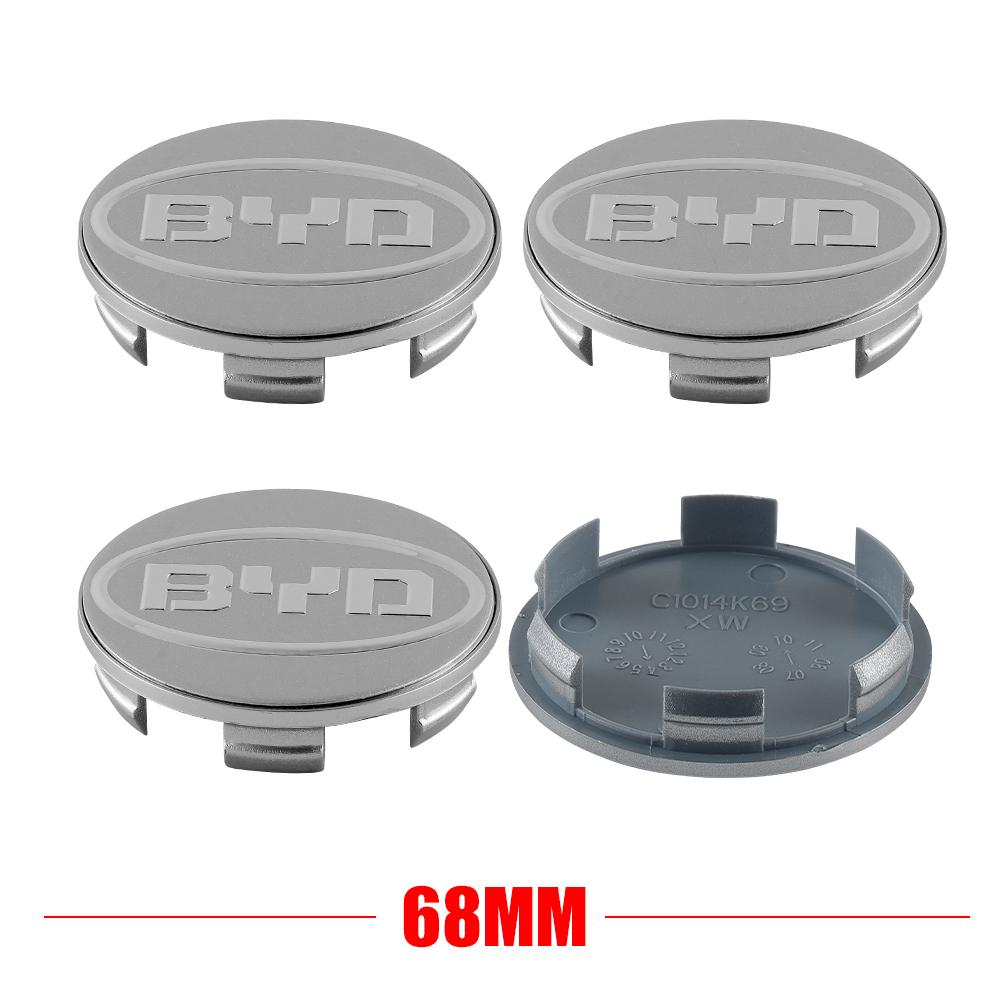 55/58/68MM Wheel Center Hub Cap Rim Cover Emblem For BYD Atto 3 Yuan UP Song Plus Seal Dolphin Seagull Sealion Shark Accessories