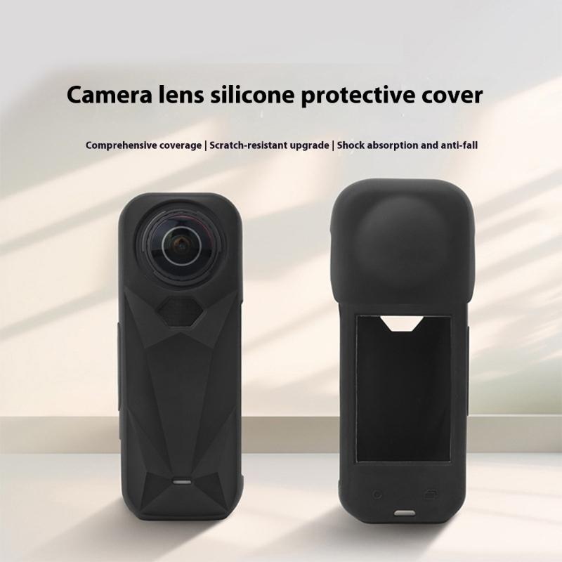 Shockproof Action Camera Protector With Precise Cutout Waterproof Fingerprint Resistant Silicone Sleeve