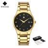 WWOOR Top Luxury Watch For Men 3ATM Waterproof Stainless Steel Date Clock Sport Men's Watch Quartz Wristwatch Relogio Masculino