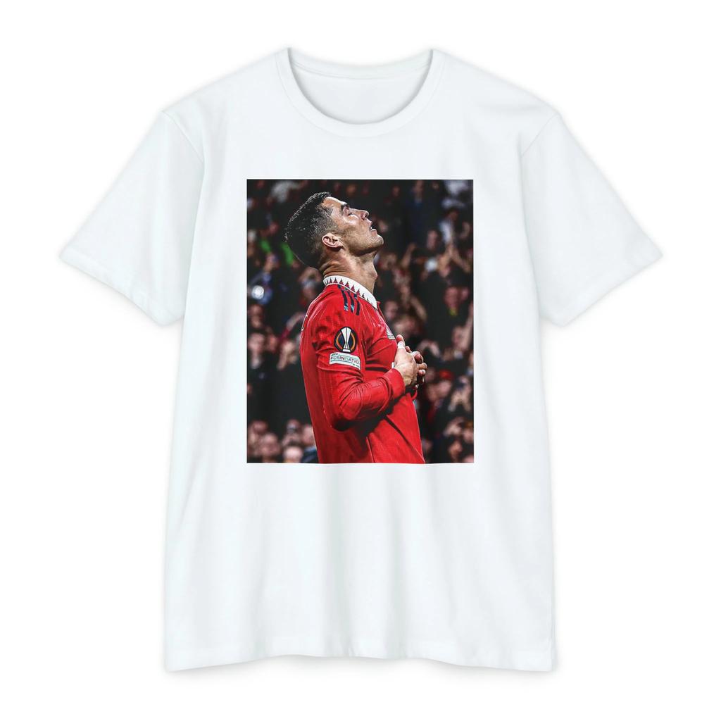 Men's Casual Wear Tee Portugal C Ronaldo CR7 Short Sleeved T-shirt Women Loose Large Size Tshirt Cotton No. 7 Riyadh Jersey Tops