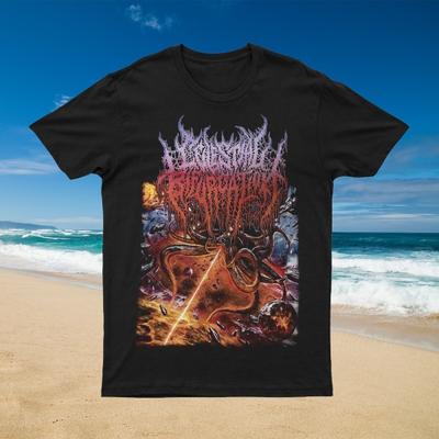 2025 New CELESTIAL BIFURCATI - Mephistophe Dimensi Printed Unisex Street Fashion Trendy Short Sleeve with Pure Cotton Round Neck