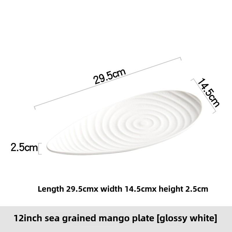 Abnormity Senior Sense Unregelmäßiges Geschirr Kreatives Zuhause Netzwerk Rot Restaurant Speiseteller Hotel Kochplatte