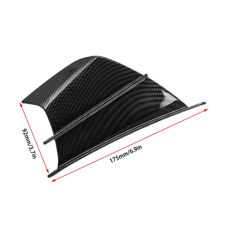 Universal Motorcycle Aerodynamic Winglet Carbon Fiber Style Side Wing Spoiler for Yamaha R15 R3 R6 BMW S1000RR Honda CBR,Easy Adhesive Install