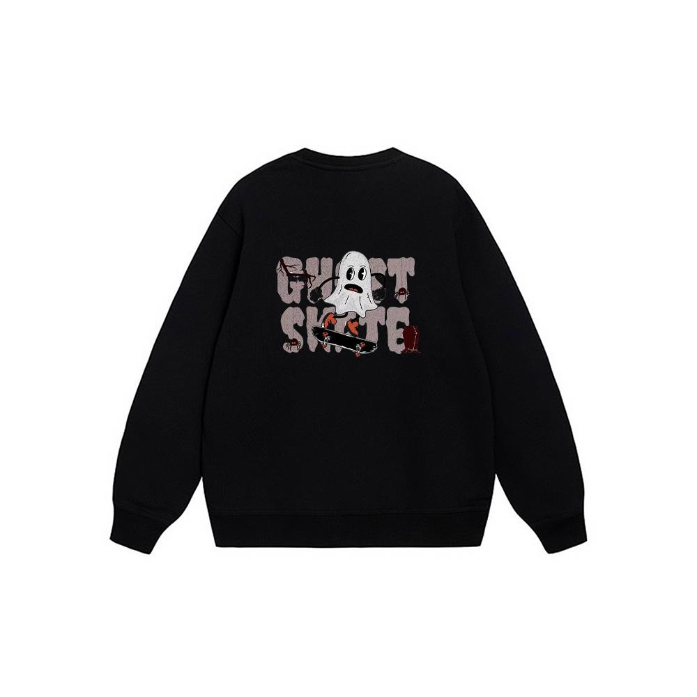 Nike Customizable Letter Print Versatile Solid Color Logo Crewneck Sweatshirt Unisex sweatshirt Black BV2667-010(TEAM1061-3.3.31)